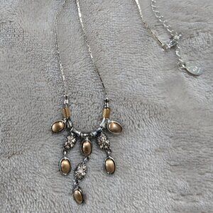 Gold and Silver Tone Necklace